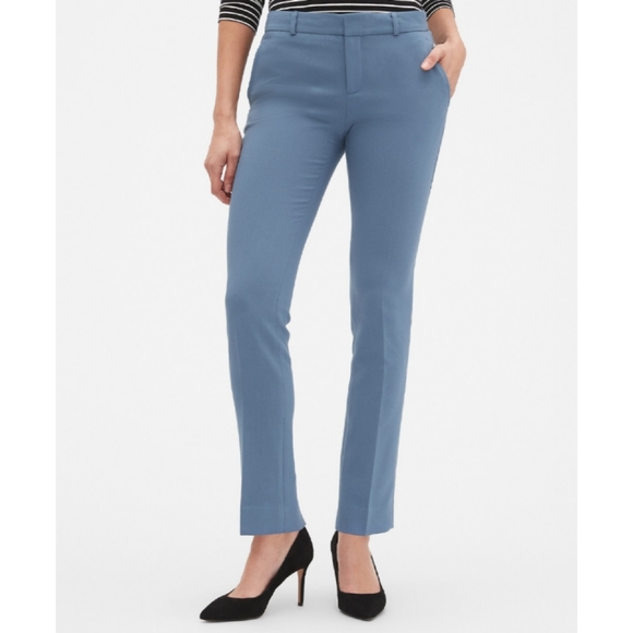 Banana Republic Pants - Banana Republic Ryan Dress Pants Blue Gray Size 2